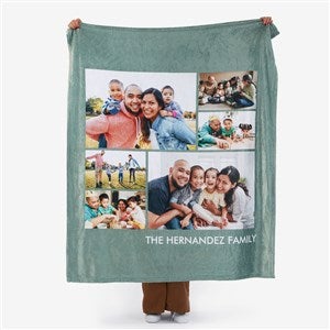 Picture Perfect Personalized Fleece Photo Blankets - 6 Photos - 16486-6