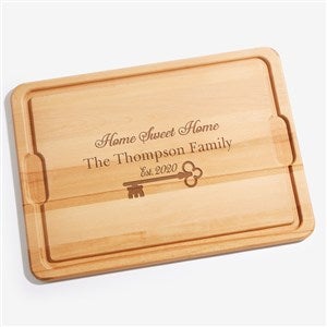 Personalized 15x21 Cutting Board - Key To Our Home