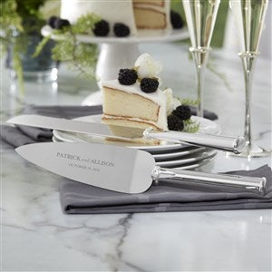 Lenox® Devotion Engraved Cake Knife & Server Set