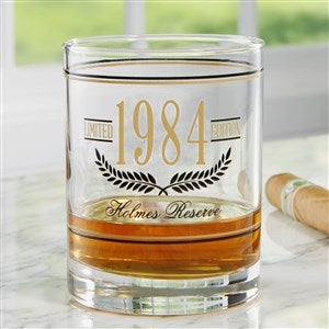 Aged To Perfection Personalized Birthday Whiskey Glass - 21155
