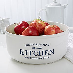 Family Market Personalized Serving Bowl