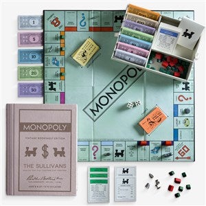 Personalized Monopoly Board Game - Vintage Bookshelf Edition - 26491