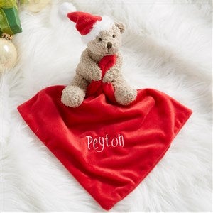 Embroidered Christmas Bear Blankie Embroidered Christmas Bear Blankie - 31536