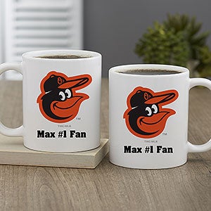 MLB Baltimore Orioles Personalized Coffee Mug 11 oz.- White