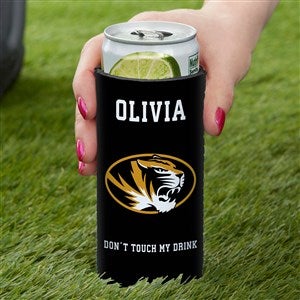 NCAA Missouri Tigers Personalized Slim Can Cooler  - 36196
