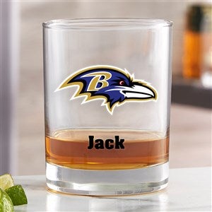 Baltimore Ravens Logo Hype 2 Oz Cordial Shot Glass NFL Fan Bar Party Gift