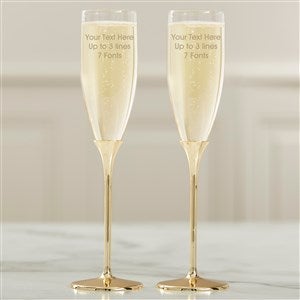 Write Your Own Personalized Gold Flute Set