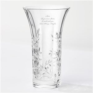 Vera Wang Engraved Crystal Vase for Mom - 41610