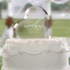Wedding Monogram Personalized Cake Topper