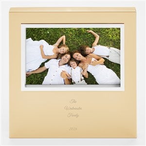 Engraved Gold Uptown 4x6 Picture Frame - 43389 Engraved Gold Uptown 4x6 Picture Frame - 43389