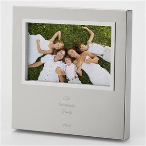 Engraved Silver Uptown 4x6 Picture Frame  - 43396
