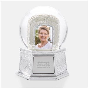 Engraved Memorial Photo Snow Globe    - 43437