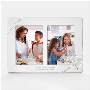 Engraved Lenox "True Love" for Grandma Double Picture Frame - 43900