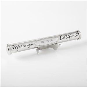 Engraved Wedding Certificate Holder - 43996 Engraved Wedding Certificate Holder - 43996