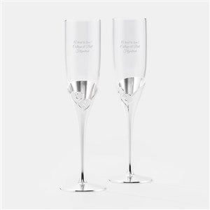 Engraved Lenox True Love Flute Set