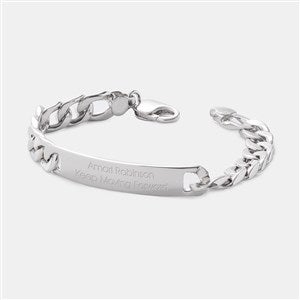 Engravable Classic ID Bracelet main image 1
