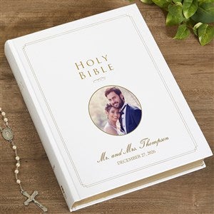 NIV Photo Personalized Wedding Holy Bible