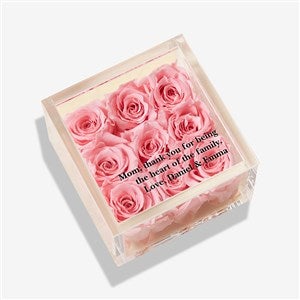 Pink Rose Keepsake Box