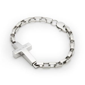 Engraved Cross Urn Bracelet    - 53121