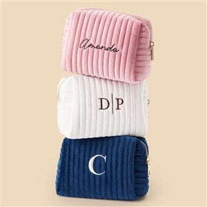 Kittenish Embroidered Small Velvet Makeup Bags - 53517 Kittenish Embroidered Small Velvet Makeup Bags - 53517