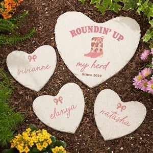 Personalized Heart Garden Stone for Mom by Jessie James Decker - 54594