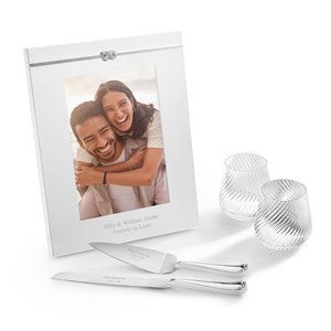 Exclusive Vera Wang Infinity Server Set & 8x10 Frame Gift Set - 54997