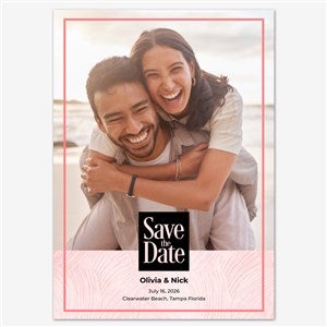 Cherished Moments Save the Date Personalized Card - 55660D