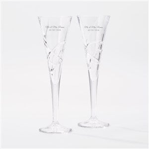 Engraved Lenox Adorn Flute Set