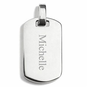 Engravable Charms - Silver