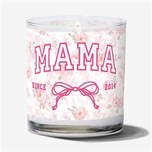 Floral Bow Candle