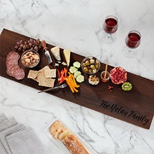 Maple Leaf Personalized 36-inch Thermal Ash Charcuterie Board - 30474D