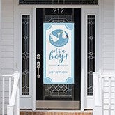 It's A Boy Baby Announcement Personalized Door Banner - 30897