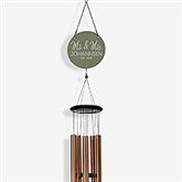 Stamped Elegance Personalized Color Printed Wind Chimes - 31113