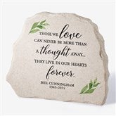 Greenery Memorial Personalized Standing Garden Stone - 31119