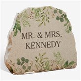 Laurels of Love Personalized Standing Garden Stone - 31124