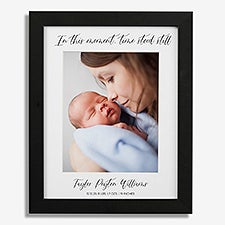 New Baby Personalized Matted Photo Frames - 31155
