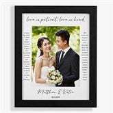 Love Is Patient Personalized Matted Frames - 31316