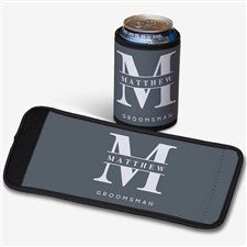 Lavish Groomsmen Wedding Personalized Can & Bottle Wrap - 31660