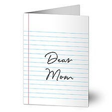Letter to Mom Personalized Mother's Day Cards - 31853