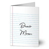 Letter to Mom Personalized Mother's Day Cards - 31853