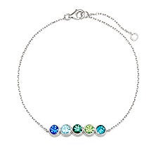 Custom Bezel Set Birthstone Bracelet - 31866D