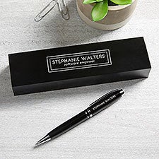 Block Name Personalized Aluminum Pen Set - 31919