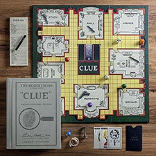 Personalized Clue Board Game - Vintage Bookshelf Edition - 32092