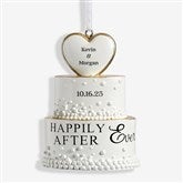 Wedding Cake Personalized Ornament - 32299