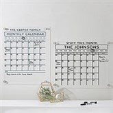 Personalized Clear Acrylic Monthly Wall Calendar - 32332