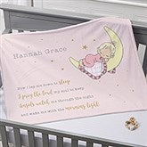 Precious Moments Bedtime Personalized Baby Girl Blankets - 32609