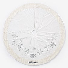 Season's Sparkle Personalized Tree Skirt - 32757