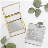 God Bless Communion Personalized Glass Jewelry Box  - 32847