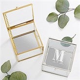 Classic Celebrations Personalized Glass Jewelry Box - 32849