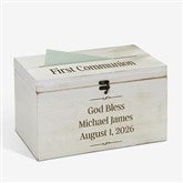 Write Your Own Religious Personalized Wood Card Box - 32858